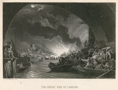 Le Grand Incendie de Londres - Philippe Jacques de Loutherbourg